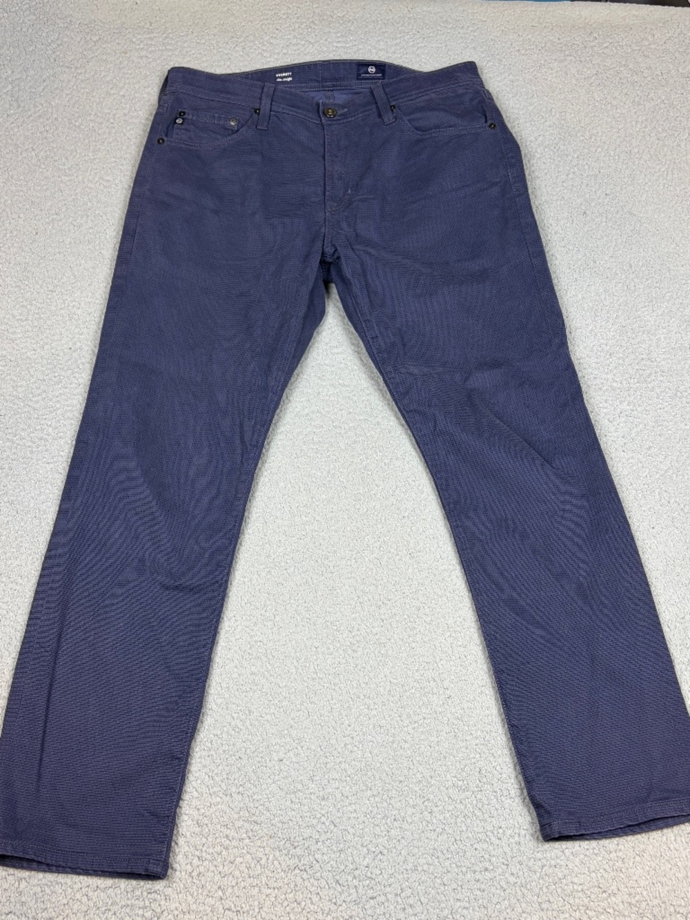 AG Adriano Goldschmied Everett Pants Men’s 32x30 (Tag 32x32) Blue Slim Straight